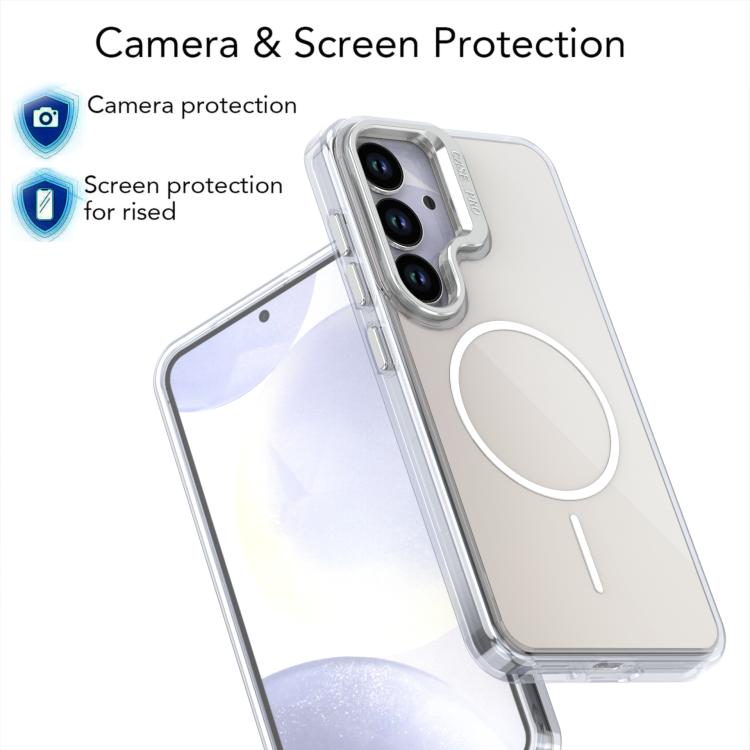 Gradient Discolor Lens Kickstand Magsafe Phone Case, For Samsung Galaxy S23+ 5G, For Samsung Galaxy S23 5G