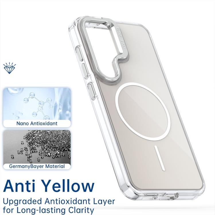 Gradient Discolor Lens Kickstand Magsafe Phone Case, For Samsung Galaxy S23+ 5G, For Samsung Galaxy S23 5G