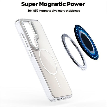 Gradient Discolor Lens Kickstand Magsafe Phone Case, For Samsung Galaxy S23+ 5G, For Samsung Galaxy S23 5G