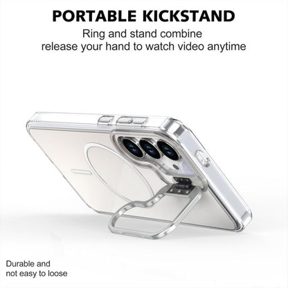 Gradient Discolor Lens Kickstand Magsafe Phone Case, For Samsung Galaxy S23+ 5G, For Samsung Galaxy S23 5G