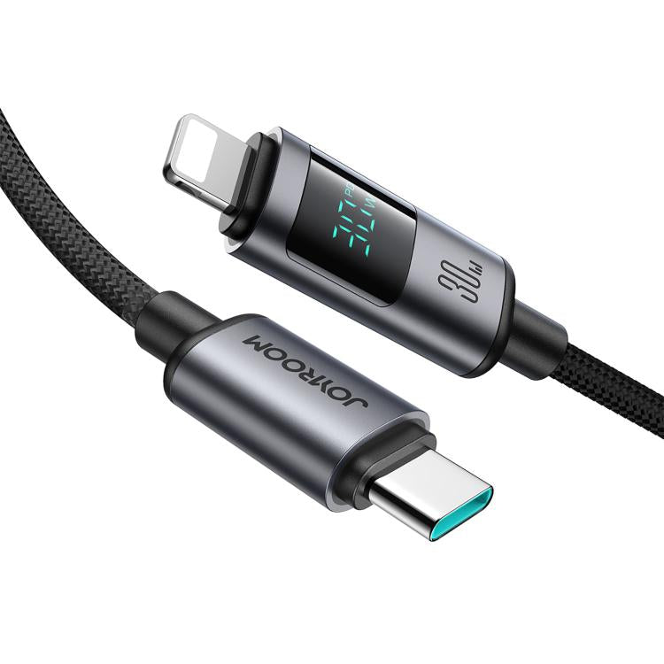JOYROOM S-A16 Pro Prism Series 30W Digital Display Type-C to 8 Pin Fast Charging Data Cable, Length: 1.2m
