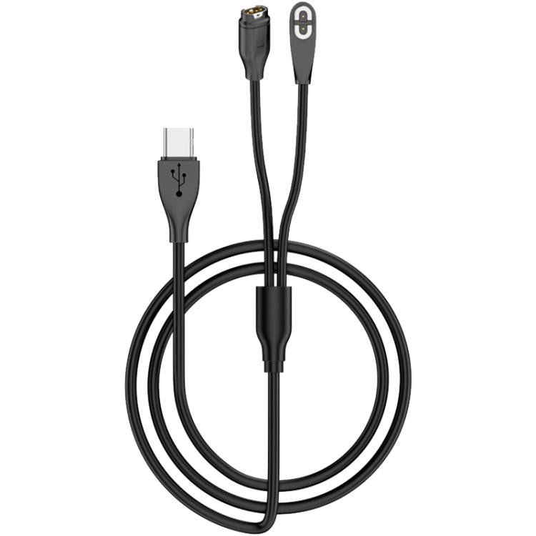 2 in 1 Earphone & Smart Watch Charging Adapter Cable for Shokz & Garmin