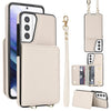 Crossbody Dual-buckle Wallet RFID Back Leather Phone Case, For Samsung Galaxy S21 5G, For Samsung Galaxy S21+ 5G, For Samsung Galaxy S21 Ultra 5G
