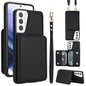 Crossbody Dual-buckle Wallet RFID Back Leather Phone Case, For Samsung Galaxy S21 5G, For Samsung Galaxy S21+ 5G, For Samsung Galaxy S21 Ultra 5G