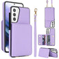 Crossbody Dual-buckle Wallet RFID Back Leather Phone Case, For Samsung Galaxy S21 5G, For Samsung Galaxy S21+ 5G, For Samsung Galaxy S21 Ultra 5G