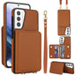Crossbody Dual-buckle Wallet RFID Back Leather Phone Case, For Samsung Galaxy S21 5G, For Samsung Galaxy S21+ 5G, For Samsung Galaxy S21 Ultra 5G