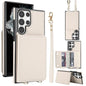 Crossbody Dual-buckle Wallet RFID Back Leather Phone Case, For Samsung Galaxy S23+ 5G, For Samsung Galaxy S23 5G, For Samsung Galaxy S22 Ultra 5G, For Samsung Galaxy S22+ 5G, For Samsung Galaxy S22 5G, For Samsung Galaxy S21 FE 5G