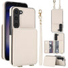 Crossbody Dual-buckle Wallet RFID Back Leather Phone Case, For Samsung Galaxy S23+ 5G, For Samsung Galaxy S23 5G, For Samsung Galaxy S22 Ultra 5G, For Samsung Galaxy S22+ 5G, For Samsung Galaxy S22 5G, For Samsung Galaxy S21 FE 5G