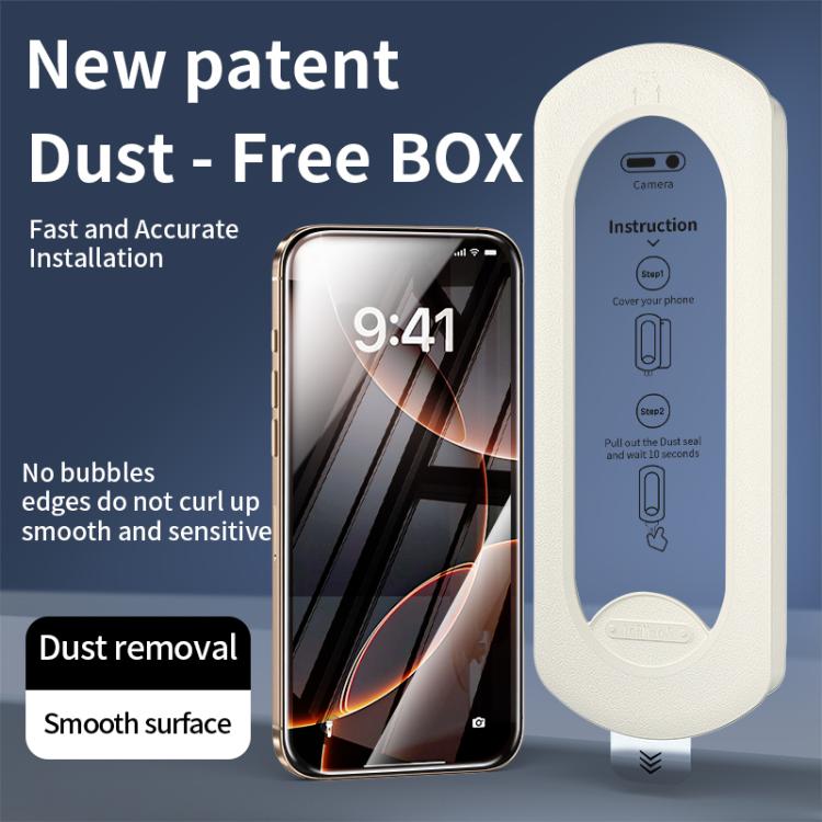 Easy Install Box Dust-Free HD Tempered Glass Film