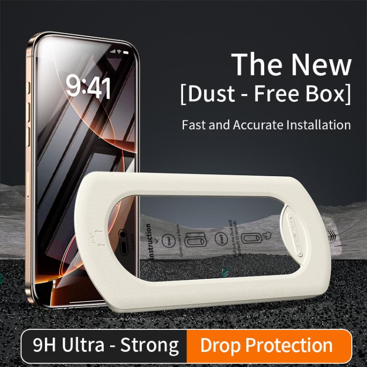 Easy Install Box Dust-Free HD Tempered Glass Film