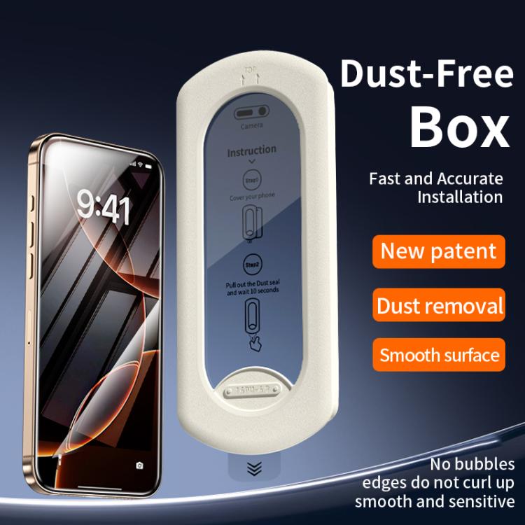 Easy Install Box Dust-Free HD Tempered Glass Film