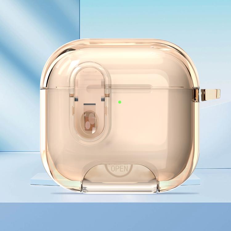 Clear Armor Security Lock Wireless Earphones Case with Hook & Holder