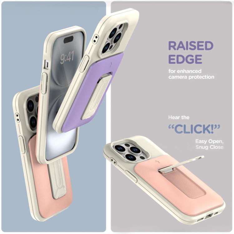 Sliding Card Holder Integrated Phone Case with Kickstand