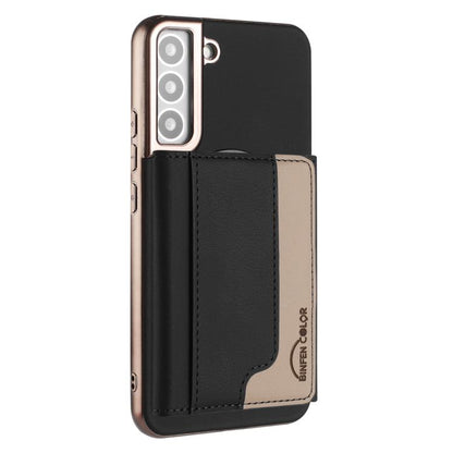 Colour Matching Horizontal Magnetic Card Bag RFID MagSafe Phone Case, For Samsung Galaxy S25 5G, For Samsung Galaxy S25+ 5G, For Samsung Galaxy S25 Ultra 5G, For Samsung Galaxy S24 FE 5G, For Samsung Galaxy S24 Ultra 5G, For Samsung Galaxy S24+ 5G     ...