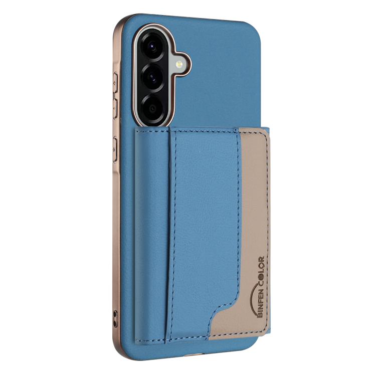 Colour Matching Horizontal Magnetic Card Bag RFID MagSafe Phone Case, For Samsung Galaxy S25 5G, For Samsung Galaxy S25+ 5G, For Samsung Galaxy S25 Ultra 5G, For Samsung Galaxy S24 FE 5G, For Samsung Galaxy S24 Ultra 5G, For Samsung Galaxy S24+ 5G     ...