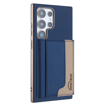 Colour Matching Horizontal Magnetic Card Bag RFID MagSafe Phone Case, For Samsung Galaxy S25 5G, For Samsung Galaxy S25+ 5G, For Samsung Galaxy S25 Ultra 5G, For Samsung Galaxy S24 FE 5G, For Samsung Galaxy S24 Ultra 5G, For Samsung Galaxy S24+ 5G     ...