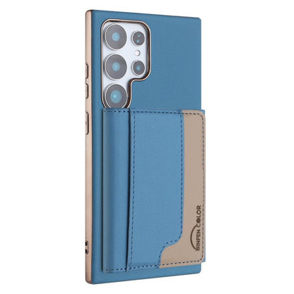 Colour Matching Horizontal Magnetic Card Bag RFID MagSafe Phone Case, For Samsung Galaxy S23+ 5G, For Samsung Galaxy S23 5G, For Samsung Galaxy S22 Ultra 5G, For Samsung Galaxy S22+ 5G, For Samsung Galaxy S22 5G, For Samsung Galaxy S21 5G              ...