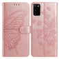 Butterfly Flutter Pattern Embossed Leather Phone Case, For Samsung Galaxy S20 Ultra, For Samsung Galaxy S20, For Samsung Galaxy S20+
