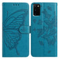 Butterfly Flutter Pattern Embossed Leather Phone Case, For Samsung Galaxy S20 Ultra, For Samsung Galaxy S20, For Samsung Galaxy S20+