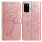Butterfly Flutter Pattern Embossed Leather Phone Case, For Samsung Galaxy S20 Ultra, For Samsung Galaxy S20, For Samsung Galaxy S20+