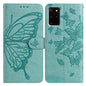 Butterfly Flutter Pattern Embossed Leather Phone Case, For Samsung Galaxy S20 Ultra, For Samsung Galaxy S20, For Samsung Galaxy S20+