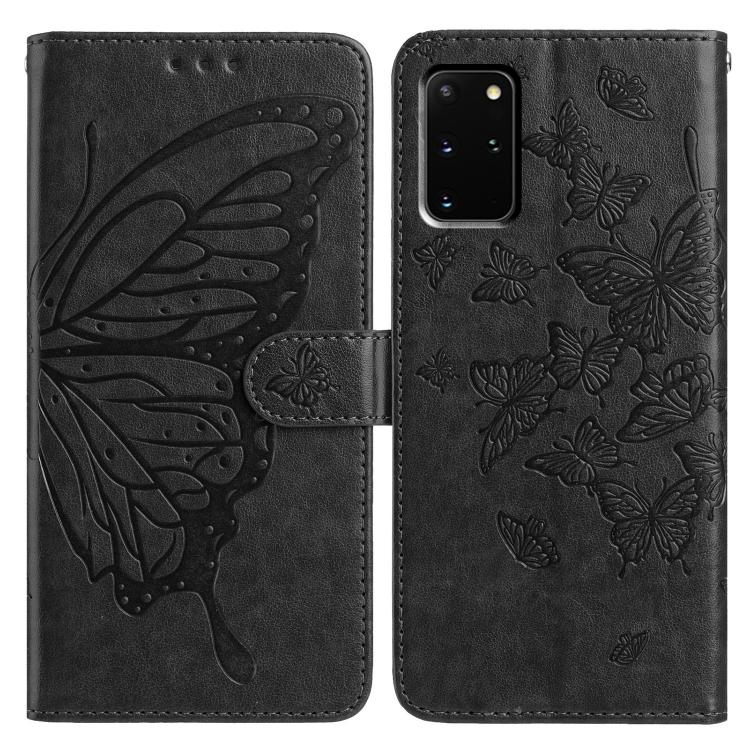 Butterfly Flutter Pattern Embossed Leather Phone Case, For Samsung Galaxy S20 Ultra, For Samsung Galaxy S20, For Samsung Galaxy S20+