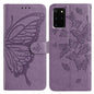 Butterfly Flutter Pattern Embossed Leather Phone Case, For Samsung Galaxy S20 Ultra, For Samsung Galaxy S20, For Samsung Galaxy S20+