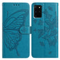 Butterfly Flutter Pattern Embossed Leather Phone Case, For Samsung Galaxy S20 Ultra, For Samsung Galaxy S20, For Samsung Galaxy S20+