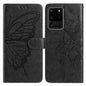 Butterfly Flutter Pattern Embossed Leather Phone Case, For Samsung Galaxy S20 Ultra, For Samsung Galaxy S20, For Samsung Galaxy S20+