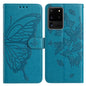 Butterfly Flutter Pattern Embossed Leather Phone Case, For Samsung Galaxy S20 Ultra, For Samsung Galaxy S20, For Samsung Galaxy S20+