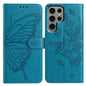 Butterfly Flutter Pattern Embossed Leather Phone Case, For Samsung Galaxy S23 FE 5G, For Samsung Galaxy S23 Ultra 5G, For Samsung Galaxy S23+ 5G, For Samsung Galaxy S23 5G, For Samsung Galaxy S20 FE, For Samsung Galaxy S22 Ultra 5G