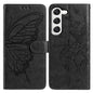 Butterfly Flutter Pattern Embossed Leather Phone Case, For Samsung Galaxy S23 FE 5G, For Samsung Galaxy S23 Ultra 5G, For Samsung Galaxy S23+ 5G, For Samsung Galaxy S23 5G, For Samsung Galaxy S20 FE, For Samsung Galaxy S22 Ultra 5G