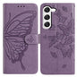 Butterfly Flutter Pattern Embossed Leather Phone Case, For Samsung Galaxy S23 FE 5G, For Samsung Galaxy S23 Ultra 5G, For Samsung Galaxy S23+ 5G, For Samsung Galaxy S23 5G, For Samsung Galaxy S20 FE, For Samsung Galaxy S22 Ultra 5G