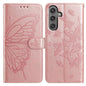 Butterfly Flutter Pattern Embossed Leather Phone Case, For Samsung Galaxy S23 FE 5G, For Samsung Galaxy S23 Ultra 5G, For Samsung Galaxy S23+ 5G, For Samsung Galaxy S23 5G, For Samsung Galaxy S20 FE, For Samsung Galaxy S22 Ultra 5G