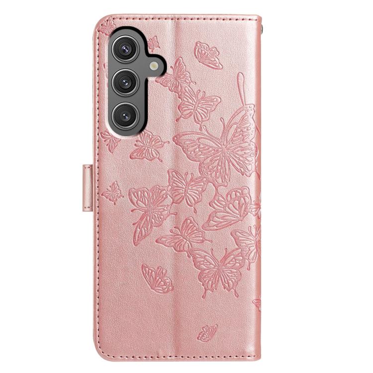 Butterfly Flutter Pattern Embossed Leather Phone Case, For Samsung Galaxy S23 FE 5G, For Samsung Galaxy S23 Ultra 5G, For Samsung Galaxy S23+ 5G, For Samsung Galaxy S23 5G, For Samsung Galaxy S20 FE, For Samsung Galaxy S22 Ultra 5G