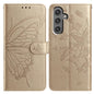 Butterfly Flutter Pattern Embossed Leather Phone Case, For Samsung Galaxy S23 FE 5G, For Samsung Galaxy S23 Ultra 5G, For Samsung Galaxy S23+ 5G, For Samsung Galaxy S23 5G, For Samsung Galaxy S20 FE, For Samsung Galaxy S22 Ultra 5G