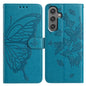 Butterfly Flutter Pattern Embossed Leather Phone Case, For Samsung Galaxy S23 FE 5G, For Samsung Galaxy S23 Ultra 5G, For Samsung Galaxy S23+ 5G, For Samsung Galaxy S23 5G, For Samsung Galaxy S20 FE, For Samsung Galaxy S22 Ultra 5G
