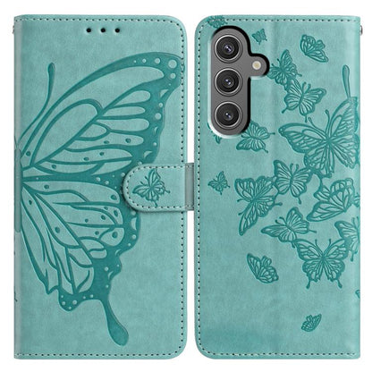 Butterfly Flutter Pattern Embossed Leather Phone Case, For Samsung Galaxy S23 FE 5G, For Samsung Galaxy S23 Ultra 5G, For Samsung Galaxy S23+ 5G, For Samsung Galaxy S23 5G, For Samsung Galaxy S20 FE, For Samsung Galaxy S22 Ultra 5G