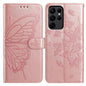 Butterfly Flutter Pattern Embossed Leather Phone Case, For Samsung Galaxy S23 FE 5G, For Samsung Galaxy S23 Ultra 5G, For Samsung Galaxy S23+ 5G, For Samsung Galaxy S23 5G, For Samsung Galaxy S20 FE, For Samsung Galaxy S22 Ultra 5G