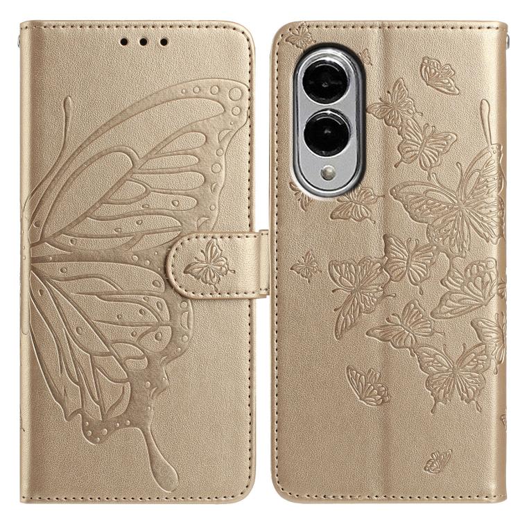 Butterfly Flutter Pattern Embossed Leather Phone Case, For Samsung Galaxy S26 Edge 5G, For Samsung Galaxy S26 Ultra 5G, For Samsung Galaxy S26 5G, For Samsung Galaxy S25 FE 5G, For Samsung Galaxy S25 Edge 5G, For Samsung Galaxy S25 5G