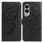 Butterfly Flutter Pattern Embossed Leather Phone Case, For Samsung Galaxy S26 Edge 5G, For Samsung Galaxy S26 Ultra 5G, For Samsung Galaxy S26 5G, For Samsung Galaxy S25 FE 5G, For Samsung Galaxy S25 Edge 5G, For Samsung Galaxy S25 5G