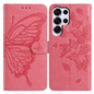 Butterfly Flutter Pattern Embossed Leather Phone Case, For Samsung Galaxy S25+ 5G, For Samsung Galax S25 Ultra 5G, For Samsung Galaxy S24 FE 5G, For Samsung Galaxy S24 Ultra 5G, For Samsung Galaxy S24+ 5G, For Samsung Galaxy S24 5G