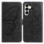 Butterfly Flutter Pattern Embossed Leather Phone Case, For Samsung Galaxy S26 Edge 5G, For Samsung Galaxy S26 Ultra 5G, For Samsung Galaxy S26 5G, For Samsung Galaxy S25 FE 5G, For Samsung Galaxy S25 Edge 5G, For Samsung Galaxy S25 5G