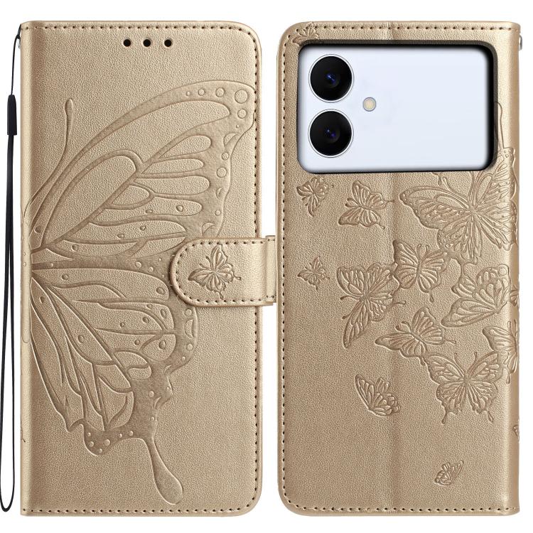 Butterfly Flutter Pattern Embossed Leather Phone Case, For Samsung Galaxy S26 Edge 5G, For Samsung Galaxy S26 Ultra 5G, For Samsung Galaxy S26 5G, For Samsung Galaxy S25 FE 5G, For Samsung Galaxy S25 Edge 5G, For Samsung Galaxy S25 5G