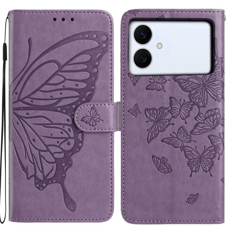 Butterfly Flutter Pattern Embossed Leather Phone Case, For Samsung Galaxy S26 Edge 5G, For Samsung Galaxy S26 Ultra 5G, For Samsung Galaxy S26 5G, For Samsung Galaxy S25 FE 5G, For Samsung Galaxy S25 Edge 5G, For Samsung Galaxy S25 5G