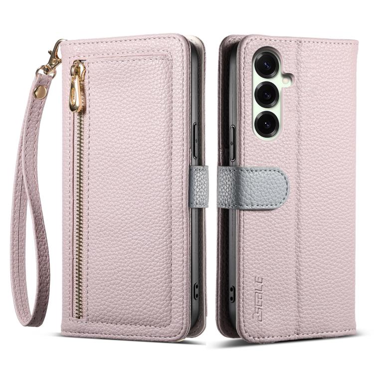 ESEBLE E11 Colorful Litchi Pattern Zipper Wallet Leather Phone Case, For Samsung Galaxy S26+ 5G, For Samsung Galaxy S26 Ultra 5G, For Samsung Galaxy S26 5G, For Samsung Galaxy S25 FE 5G, For Samsung Galaxy S25 Edge 5G, For Samsung Galaxy S25 5G        ...