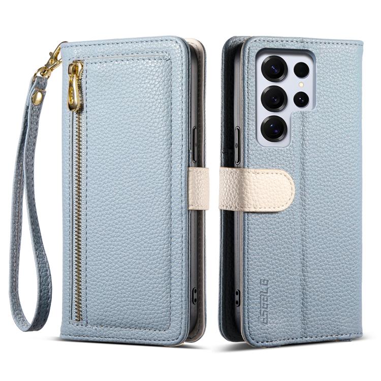 ESEBLE E11 Colorful Litchi Pattern Zipper Wallet Leather Phone Case, For Samsung Galaxy S26+ 5G, For Samsung Galaxy S26 Ultra 5G, For Samsung Galaxy S26 5G, For Samsung Galaxy S25 FE 5G, For Samsung Galaxy S25 Edge 5G, For Samsung Galaxy S25 5G        ...