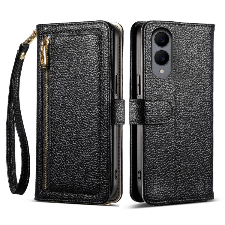 ESEBLE E11 Colorful Litchi Pattern Zipper Wallet Leather Phone Case, For Samsung Galaxy S26+ 5G, For Samsung Galaxy S26 Ultra 5G, For Samsung Galaxy S26 5G, For Samsung Galaxy S25 FE 5G, For Samsung Galaxy S25 Edge 5G, For Samsung Galaxy S25 5G        ...