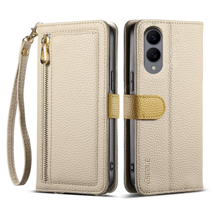 ESEBLE E11 Colorful Litchi Pattern Zipper Wallet Leather Phone Case, For Samsung Galaxy S26+ 5G, For Samsung Galaxy S26 Ultra 5G, For Samsung Galaxy S26 5G, For Samsung Galaxy S25 FE 5G, For Samsung Galaxy S25 Edge 5G, For Samsung Galaxy S25 5G        ...