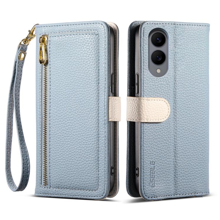 ESEBLE E11 Colorful Litchi Pattern Zipper Wallet Leather Phone Case, For Samsung Galaxy S26+ 5G, For Samsung Galaxy S26 Ultra 5G, For Samsung Galaxy S26 5G, For Samsung Galaxy S25 FE 5G, For Samsung Galaxy S25 Edge 5G, For Samsung Galaxy S25 5G        ...